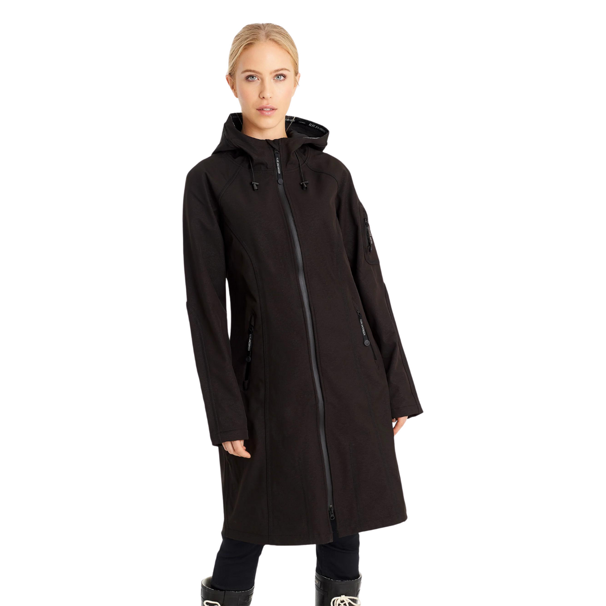 Long Raincoat 37L Black The Longship